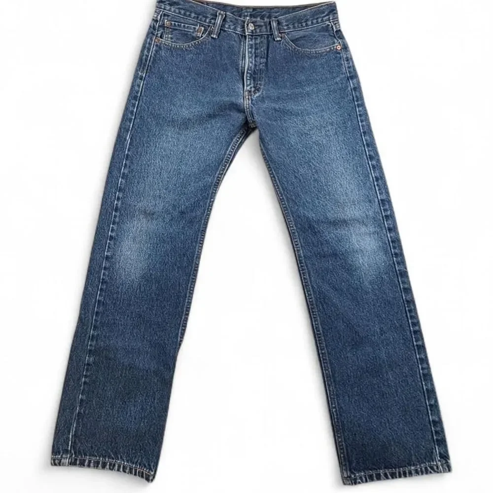 Levi’s 505 Straight Leg Jeans Men’s 30x33 Blue Classic Denim